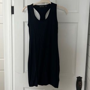 Athleta XXS built in bra black sports dress